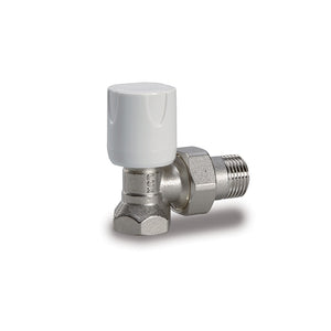 Valvola a squadra per radiatori attacco ferro d1-2 pollice