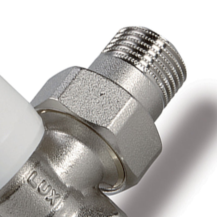 Valvola a squadra per radiatori attacco ferro d1-2 pollice