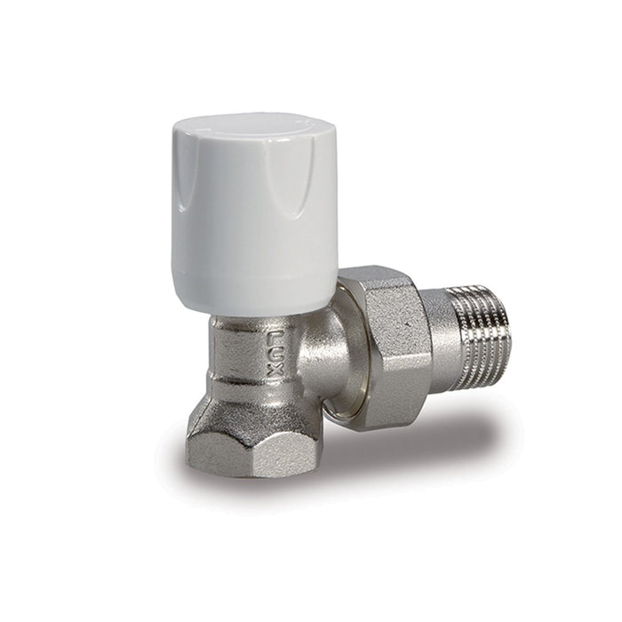 Valvola diritta per radiatori attacco rame-multistrato d1-2 pollice