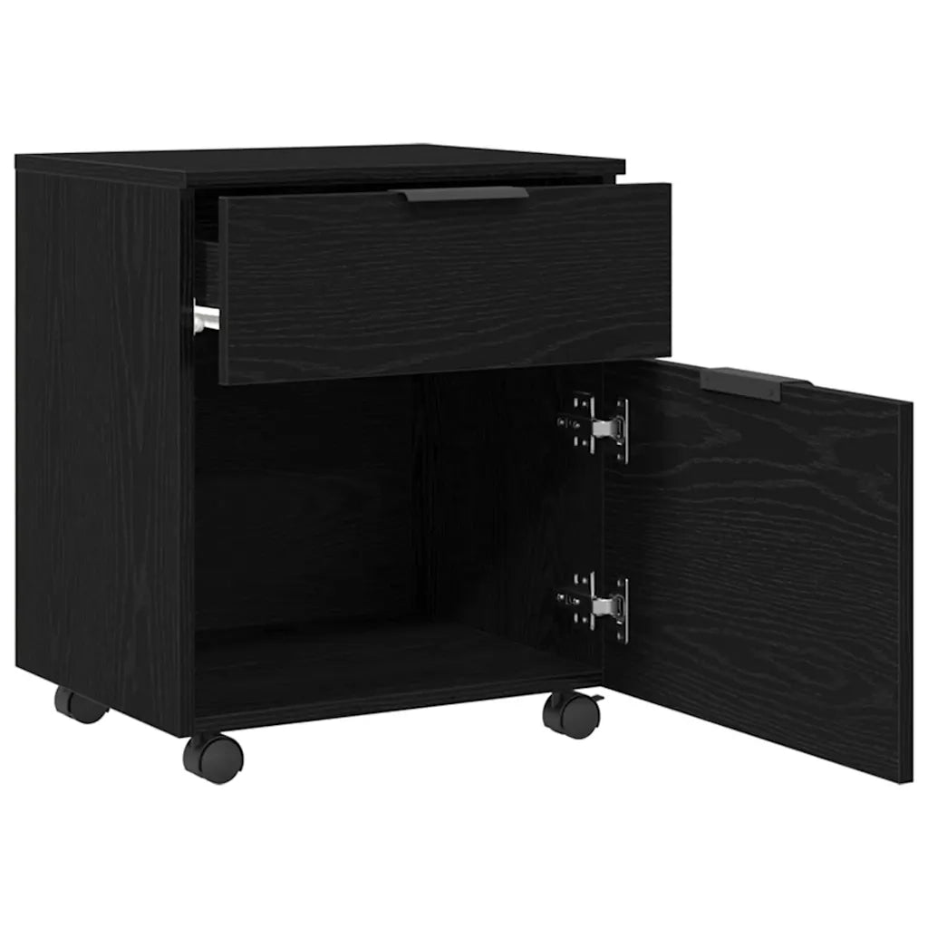 Armadio per File Rovere Nero 45 x 38 x 54 cm Legno multistrato 862771