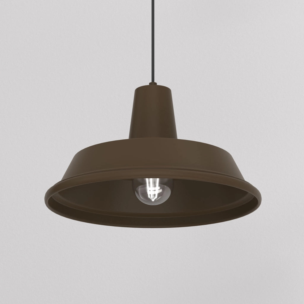 Lampada a sospensione industriale 1xE27 bruna Class Luminex