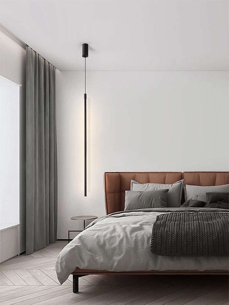 Lampada Da Soffitto Led App1413-c Black 100cm