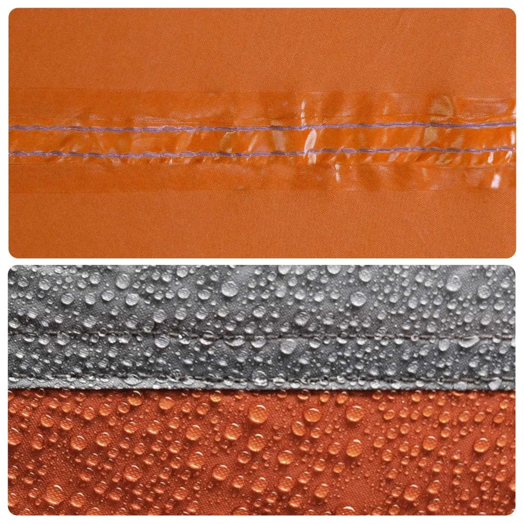 Tenda da auto con tetto Grigio e arancione 350 x 250 cm 42028553