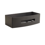Portaoggetti a muro rettangolare in acciaio inox AISI 304 Gedy serie POSEIDON - Nero Matt