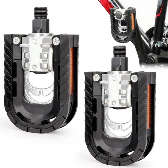 Pedali per bicicletta - Doppio - Design pieghevole