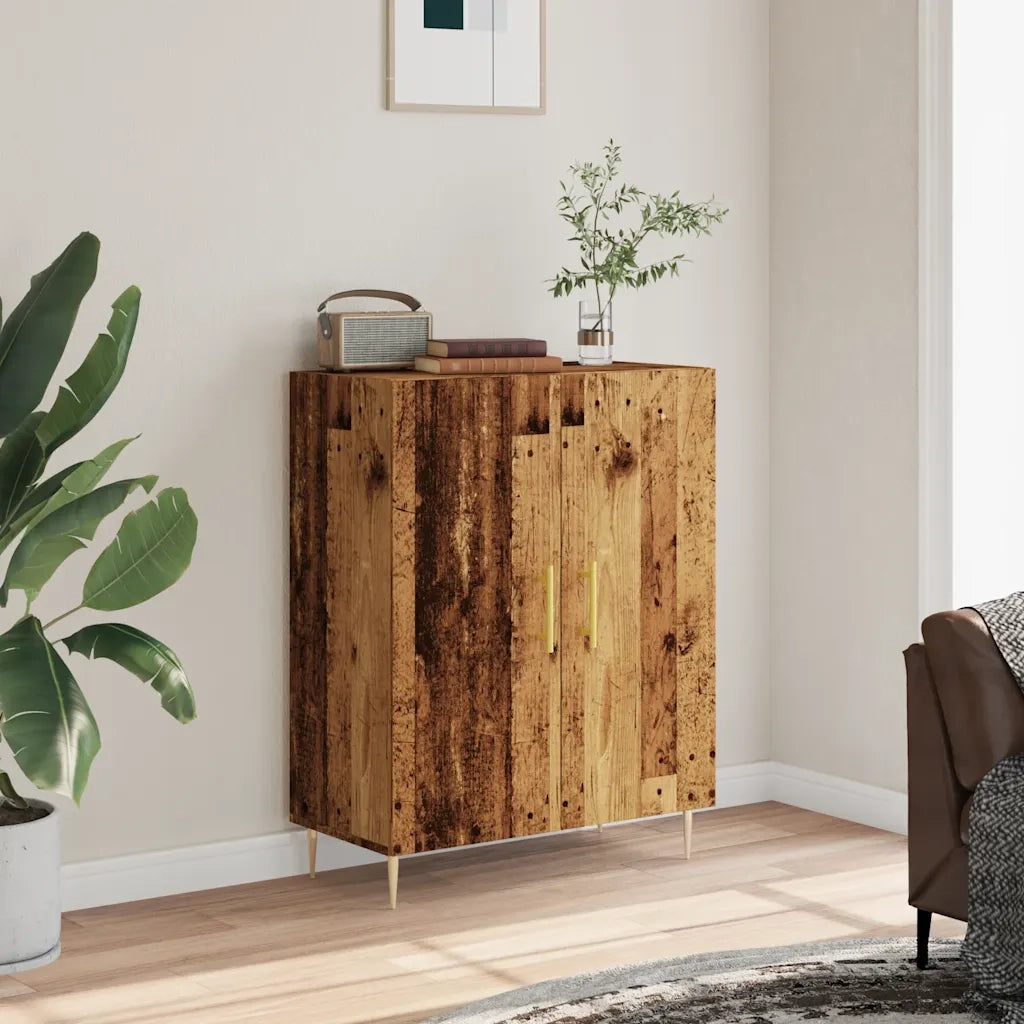 Credenza-Buffet-Armadio da cucina Legno Antico 69,5x34x90 cm in Legno Multistrato 752240