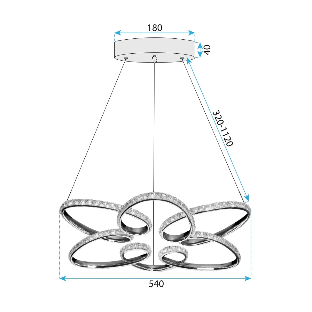 Lampada Led G002-cp Chrome
