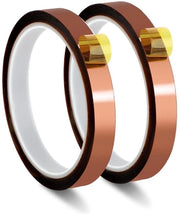 Tape Kapton resistente al calore 12 mm x 33 m per elettronica circuito stampato - Oro
