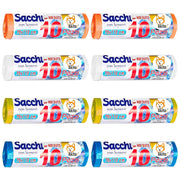Sacchi pattumiera AkitaINK 110L, 80 pezzi resistenti