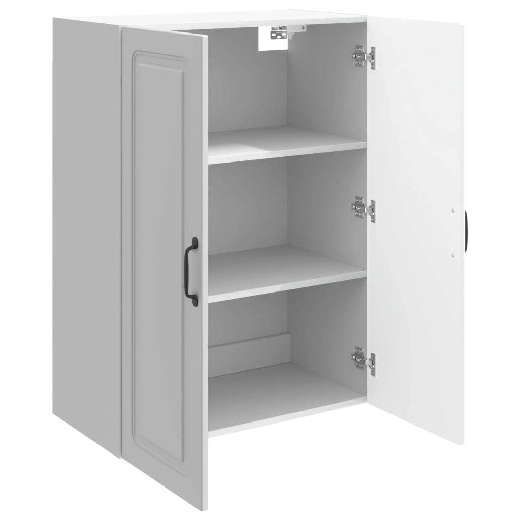 Mobiletto a muro Bianco Lucido 66 x 34,5 x 90 cm 899249