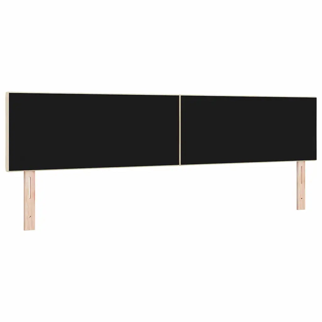 Testiera | Testata LED Crema 200 cm Tessuto