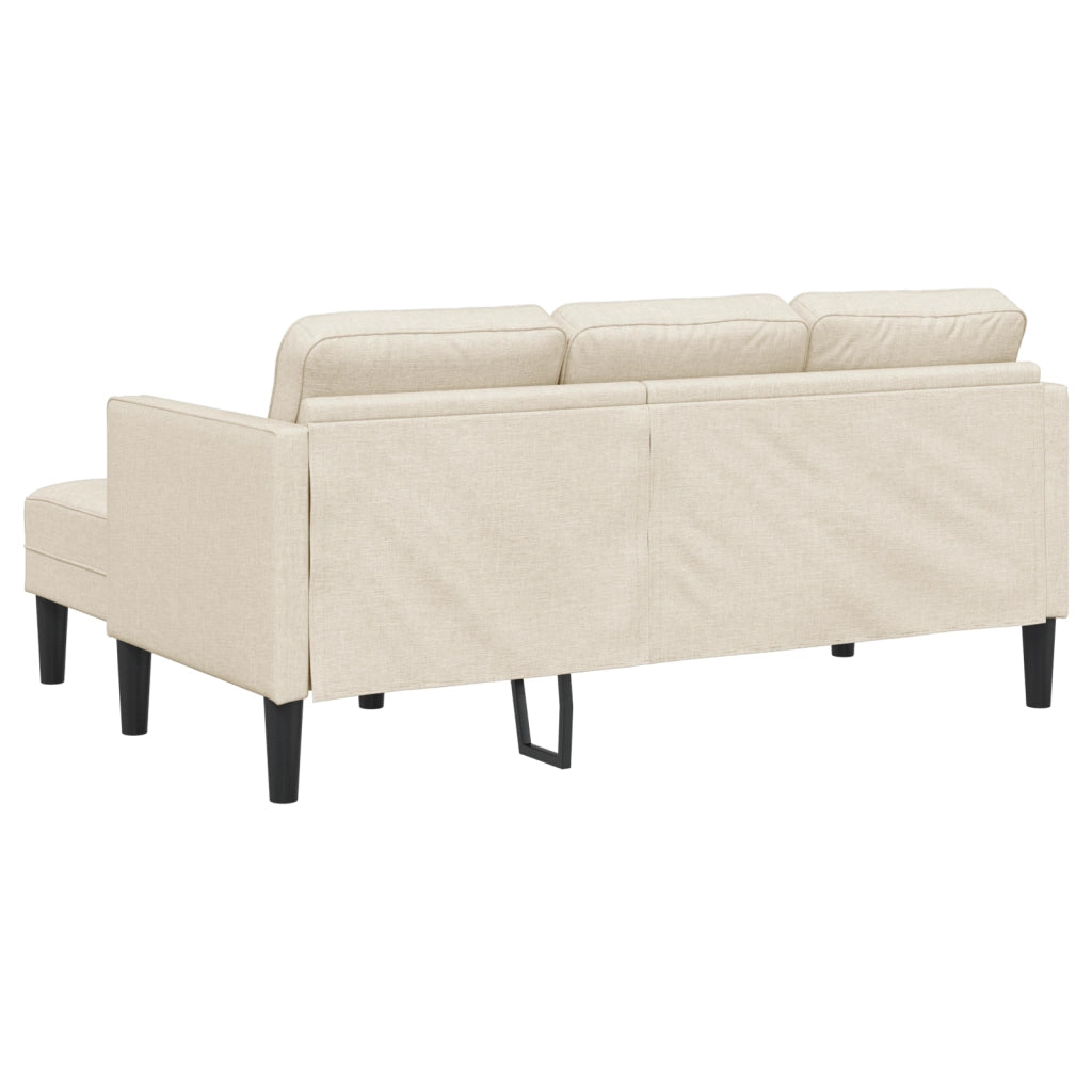 Set di divani 2 pezzi con cuscini in lino