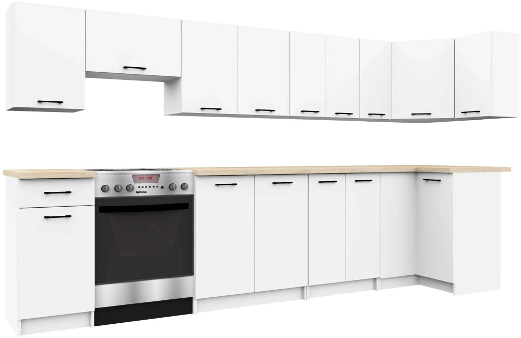 Mobile da cucina pensile sistema AKORD OLIWIA G1 Bianco 80 cm 1 anta 80x30x29 cm