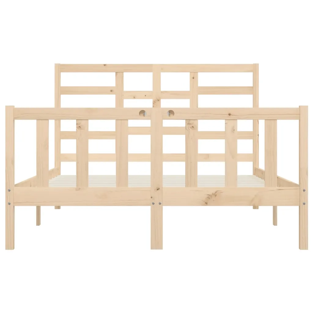 Giroletto senza Materasso-Struttura Letto 120x200 cm in Legno Massello di Pino 479153