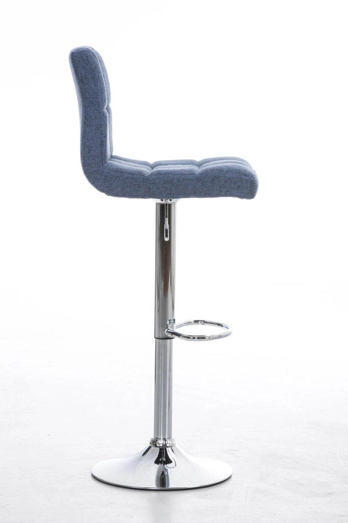 Sgabello Peru Stoffa blu