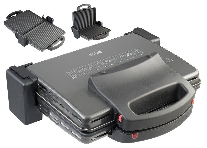 Bistecchiera Tostiera Elettrica Contact Grill 2000 Watt