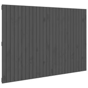 Testiera | Testata da Parete Grigia 166x3x110 cm Legno Massello di Pino