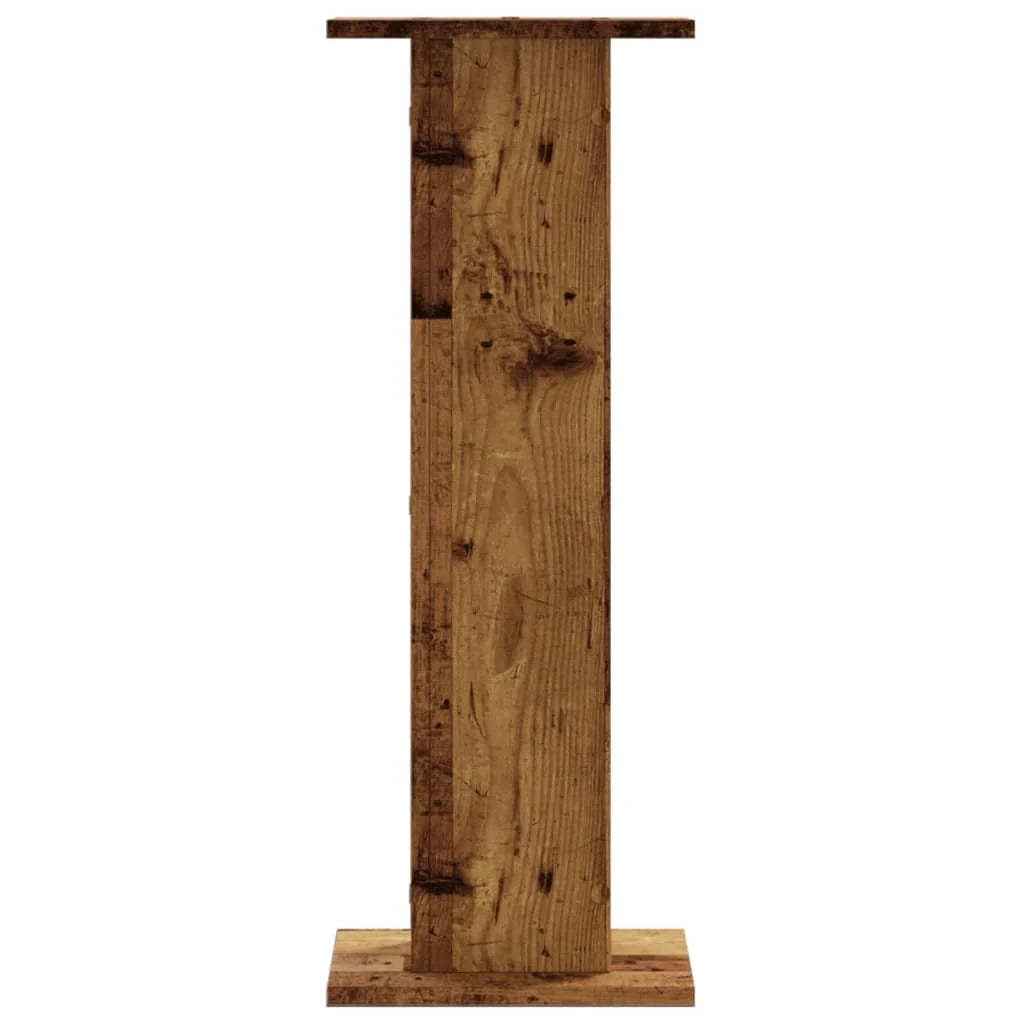 Portavasi mobili per fiori set da 2 legno di recupero legno ingegnerizzato marrone 02_0045379