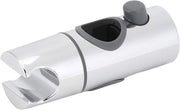 Supporto per Doccia Regolabile - Beugello per Barra di Slittamento - 1 pezzo - Bianco - ABS