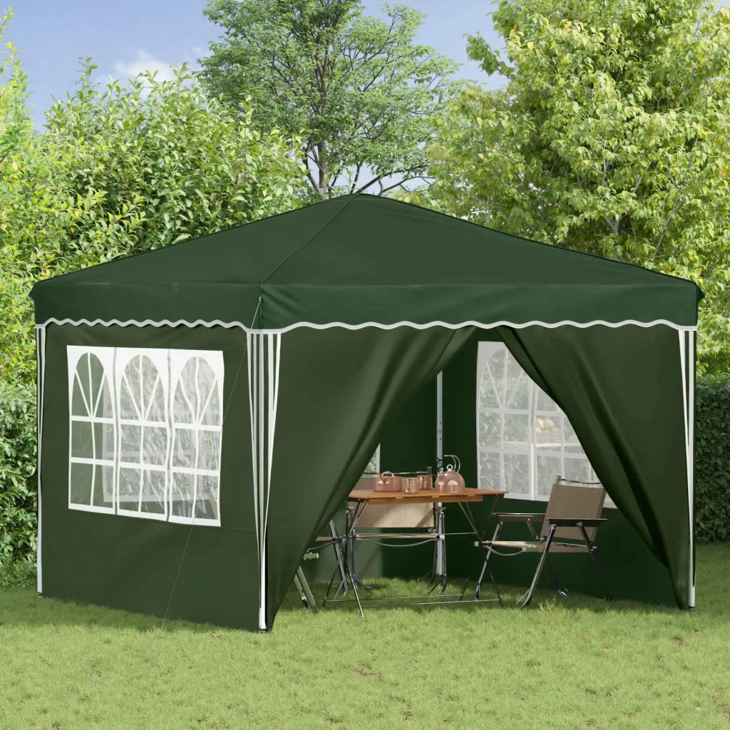 Tenda per feste a pop-up-Gazebo Verde 288 x 288 x 245 cm 515478