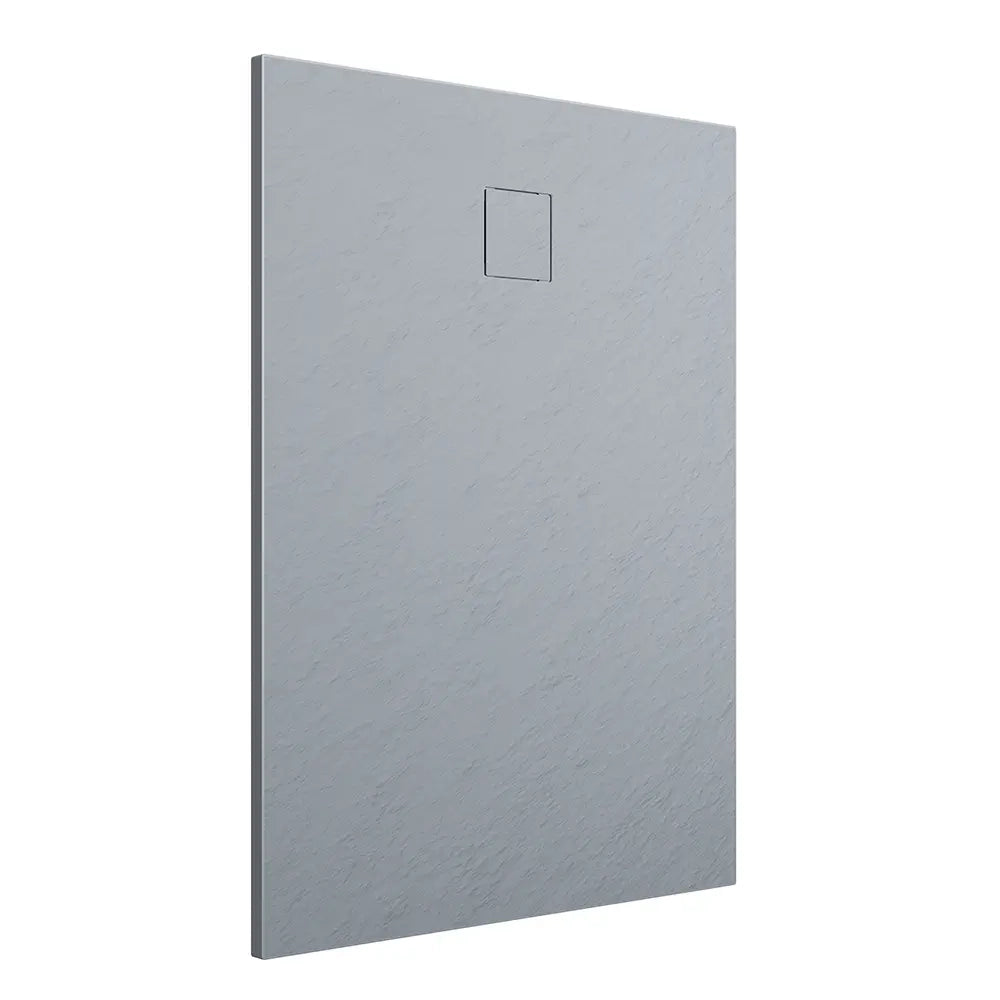 Piatto doccia 90x100 cm colore grigio effetto pietra | Samos