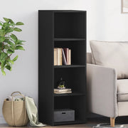 Credenza-Buffet-Armadio da cucina Nera 40x41x124 cm in Legno Multistrato