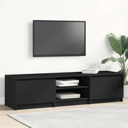Mobile Porta TV Nero 140x40x35,5 cm in Legno Multistrato 800649