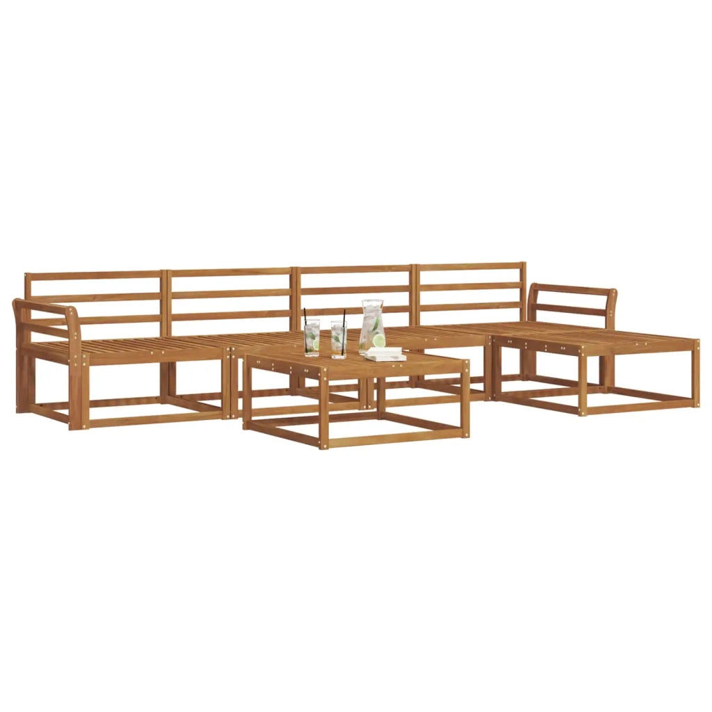 Set di divani da esterno 6 pcs Naturale 3367472