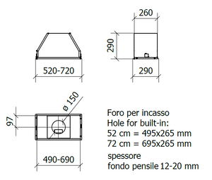 BLOCK INOX cm 72 - Inox, Zincato - 800 m3/h