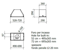BLOCK INOX cm 52 - Inox, Zincato - 800 m3/h