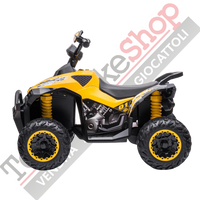 Quad Elettrico per Bambini Quad Medio Sport 12V-Giallo