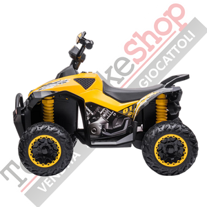 Quad Elettrico per Bambini Quad Medio Sport 12V-Giallo