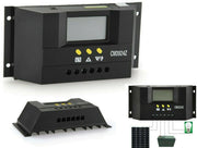 30A Regolatore Di carica solare fotovoltaico LCD 12V /24V Per pannello solare CM3024Z - ZENCOCCO