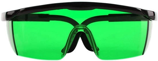 Protezione Laser - Visiera Adattabile - Comoda e Resistente allo Sfregamento - Migliora la Visibilità - Adatto per Livelli Laser - Occhiali di Protezione