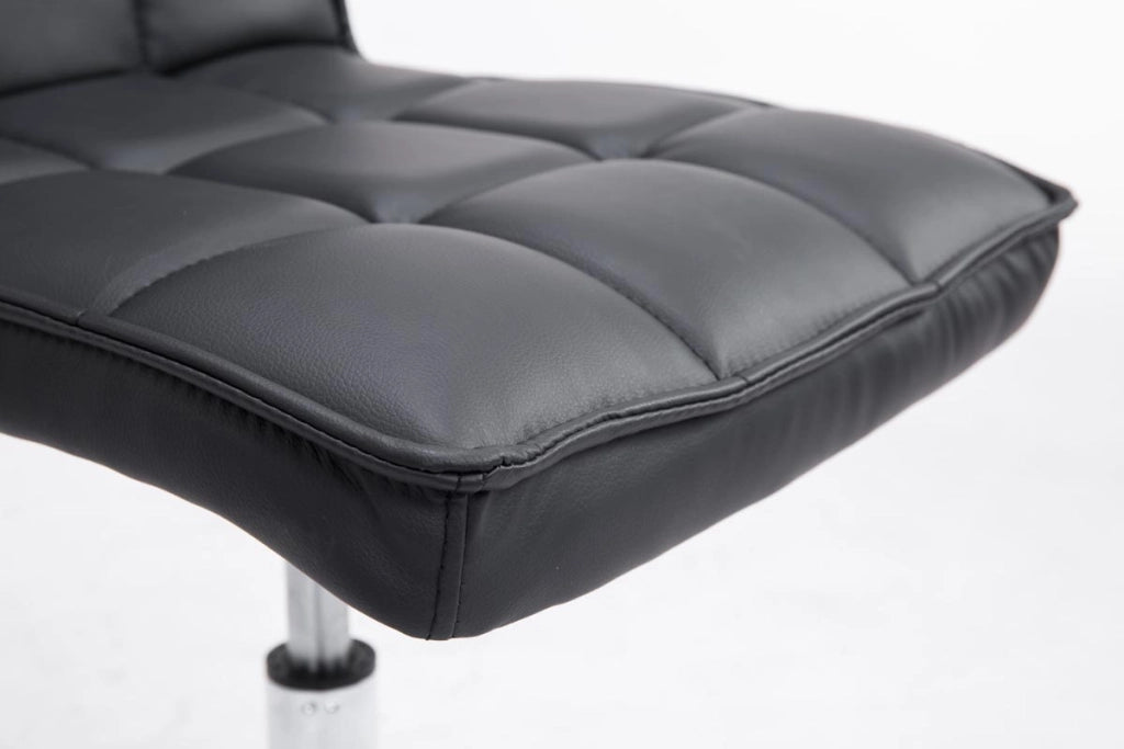 Sedia da pranzo Peking V2 in similpelle nero