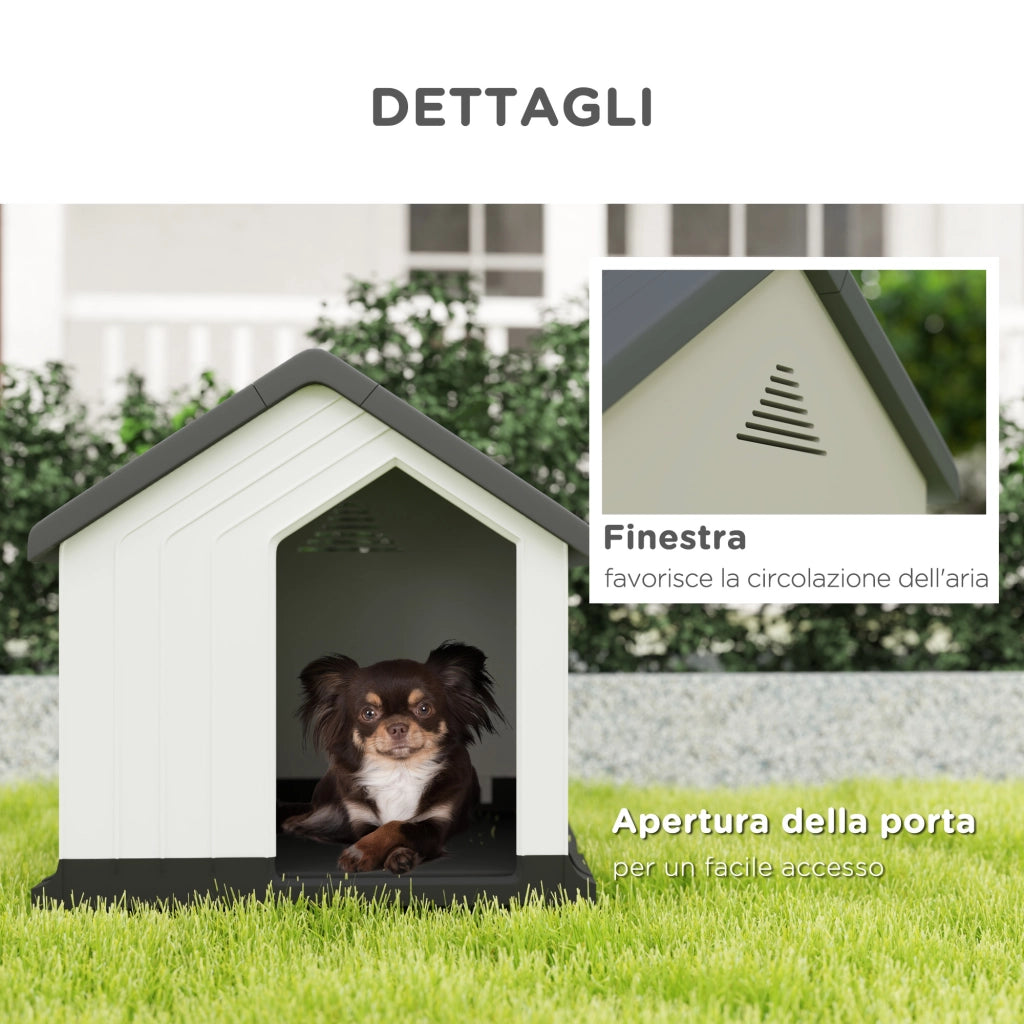 Casetta per Cani ¨C zephmum ¨C Grigio Plastica 62x61x60