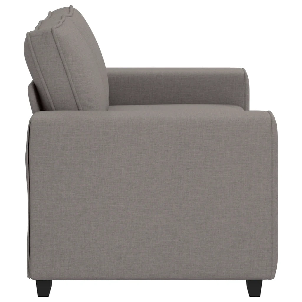 Divano a 2 Posti Tortora 160x77x82 cm in Tessuto 4105162