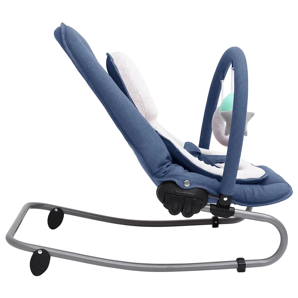 Sdraietta per Neonato Blu Marino in Acciaio 10256
