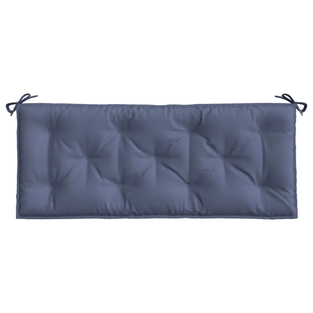 Cuscino Panca Giardino-Cuscini per panchina da esterno Blu Marino 120x50x7cm in Tessuto Oxford