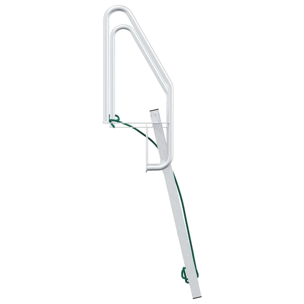 Scala da Dock a 4 Gradini Argento 58 x 77 x 166 cm Alluminio CFW3906246