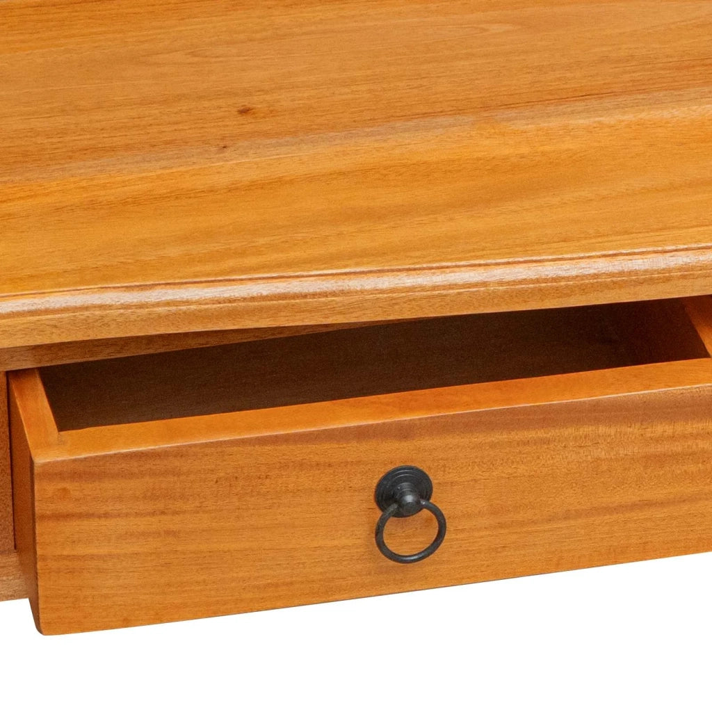 Tavolo consolle con cassetto Naturale 115 x 32 x 76 cm 42009939