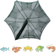 Racchetto Portatile 360° - Reti per Pescare - Crostacei - Nylon Duraturo - 6 Fili - Facile da Usare - Trappola per Pescare