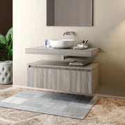 CASSETTONE BAGNO SOSPESO 100CM - DIM. CM(LXPXH): 100X46X30  OLMO  - MOB