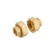 Bocchettone in ottone f 11/2 x f 1 per circolatore - 1 coppia