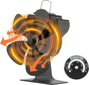 Ventilatore per camino, per camino a legna o camino aperto, ambientalmente compatibile e efficiente