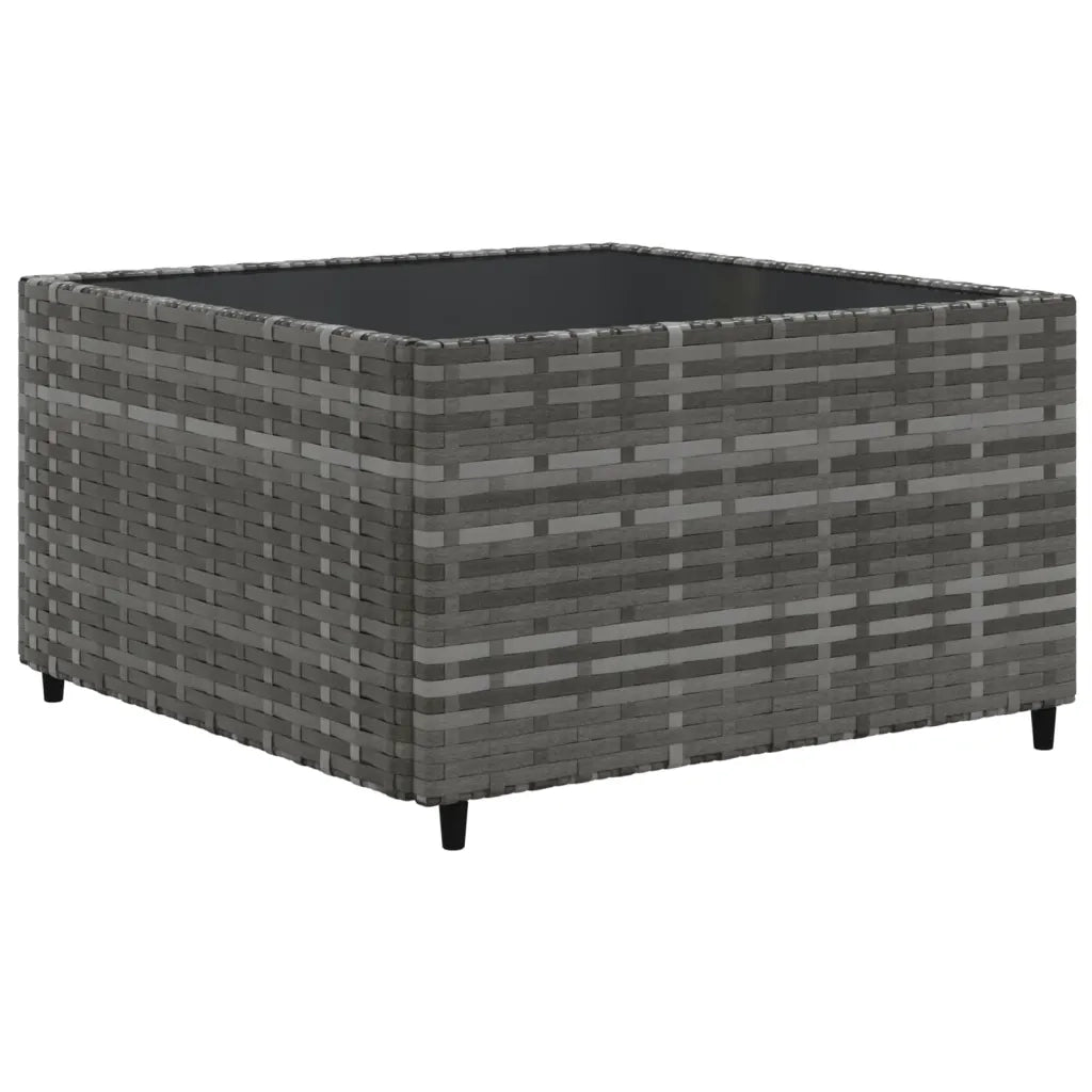 Set Divani da Giardino 11 pz con Cuscini in Polyrattan Grigio 3308343