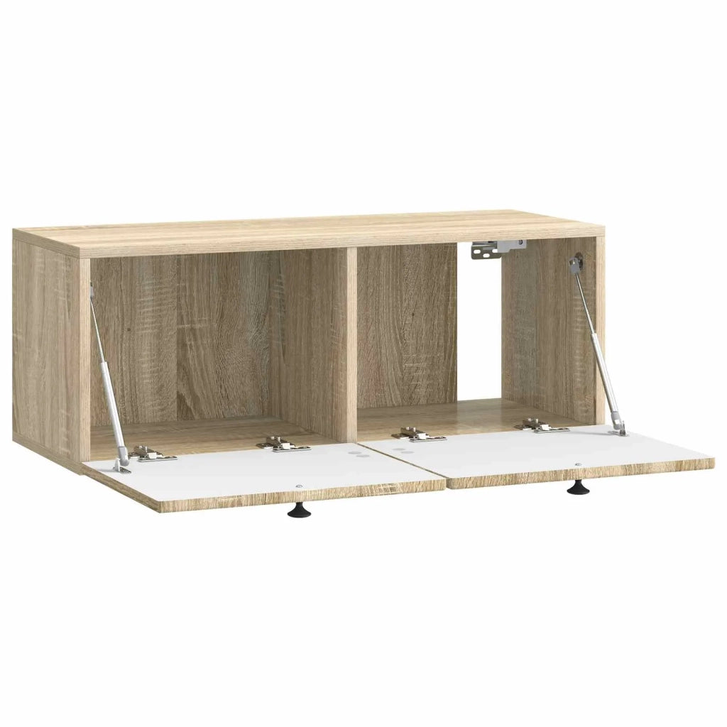 Mobile Porta TV da Muro-Credenza per TV sospesa Rovere Sonoma 78,5 x 31 x 30 cm 717969