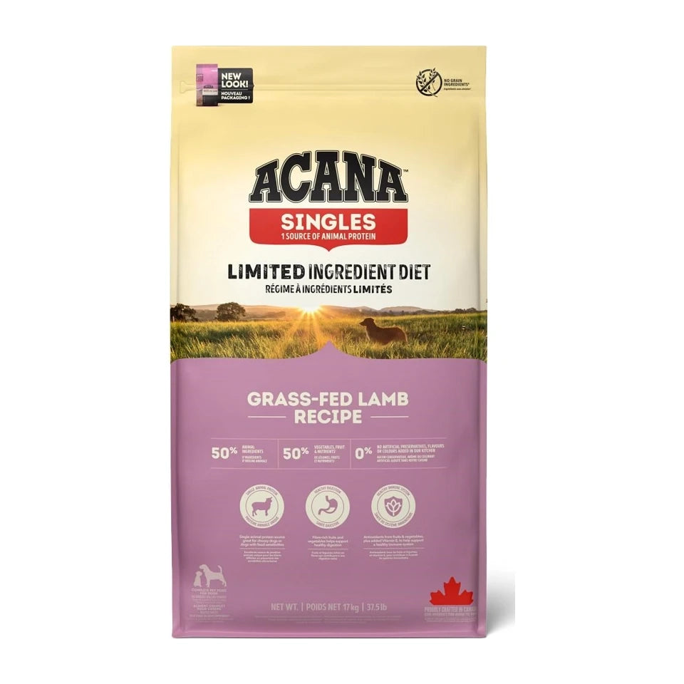 ACANA Singles Agnello allevato al pascolo - cibo secco per cani - 17 kg