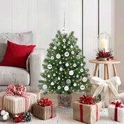Albero di Natale artificiale con 150 LED Verde 95 cm PE e PVC 3397320