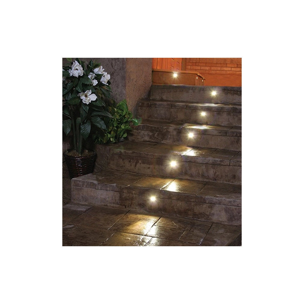 Trade Shop - Faretto Led 1w 220 Volt Punto Luce Orientabile Segnapasso Incasso Cielo Stellato -